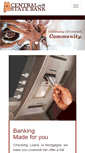 Mobile Screenshot of centralstatebank.com